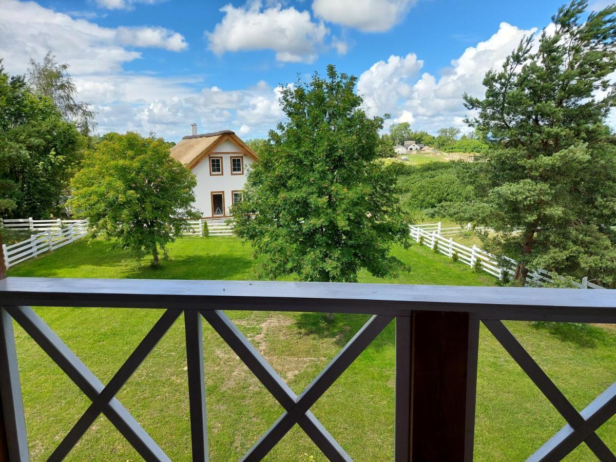 Villa Greyowka Dom Kryty Strzecha W Gardna Park Czysta Esterno foto